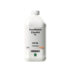 Fenolftalein Çözeltisi % 1 250 ml
